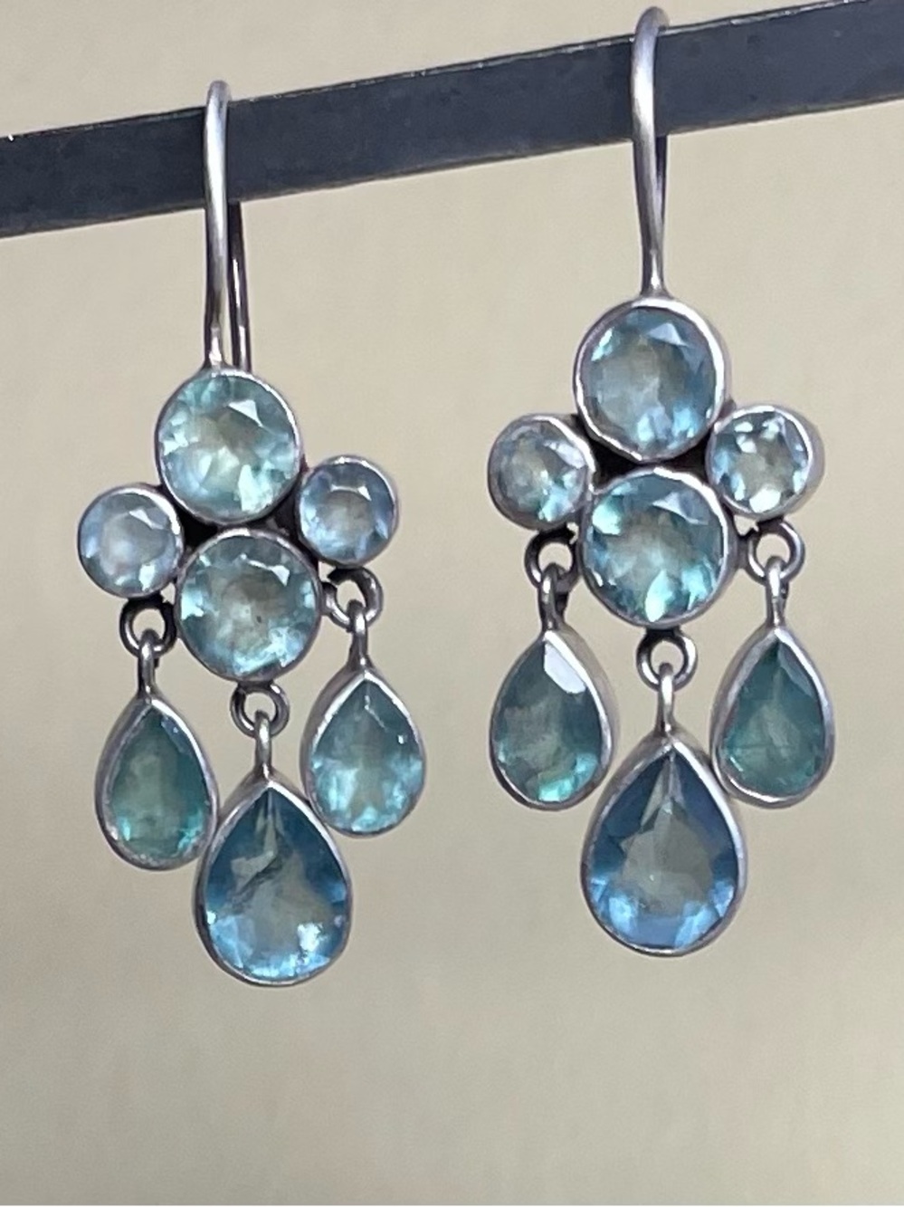 New! Dusky Dangler Earrings - Silver